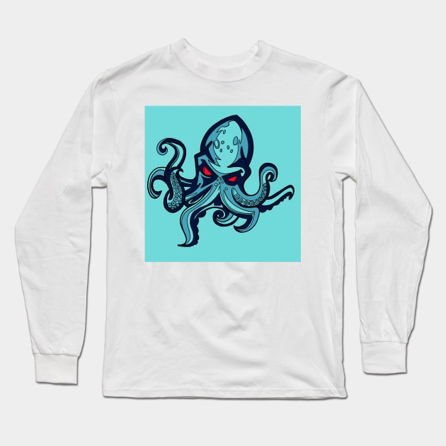 Kraken Long Sleeve T-Shirt by jardakelley